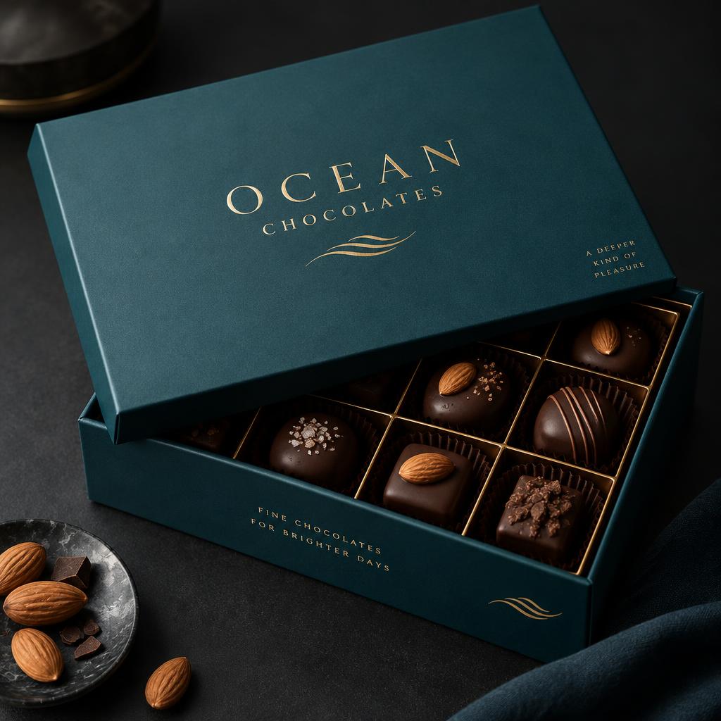 The Ocean Box — Ocean Chocolates gift box