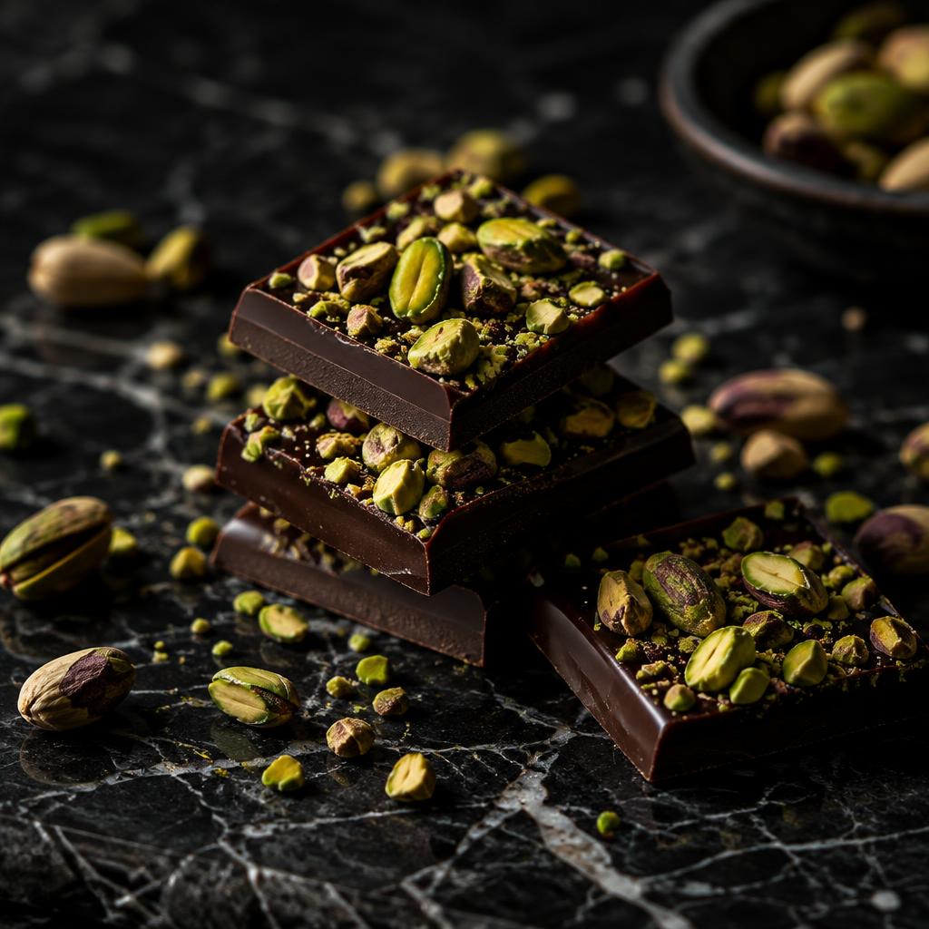 Pistachio handmade chocolate
